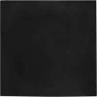 vidaXL Rutschfester Kunstfellteppich Olite Schwarz 200 x 200 cm