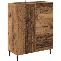 vidaXL Highboard 2 Stk. Altholz 69,5 x 32,5 x 180 cm Holzwerkstoff