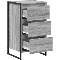 vidaXL Sideboard Graues Sonoma 42 x 36 x 75,5 cm Holzwerkstoff