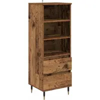vidaXL Highboard Altholz 40 x 36 x 110 cm Holzwerkstoff
