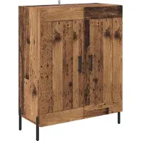 vidaXL Sideboard Altholz 69,5 x 34 x 90 cm Verbundholz und Eisen