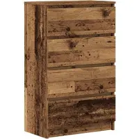 vidaXL Sideboard Altholz-Optik 60x35x98,5 cm Holzwerkstoff