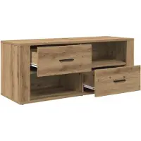 vidaXL TV-Schränk 100 x 35 x 40 cm Artisan-Eiche Holzwerkstoff