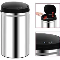 vidaXL Automatischer Sensor-Mülleimer 40 L Edelstahl