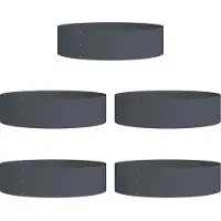 vidaXL Pflanzenring 5 pcs Anthrazit 80 x 80 x 20 cm