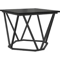 vidaXL Couchtisch 3 stk. Schwarz Eichen-Optik 50 x 50 x 40 cm