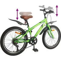 vidaXL Kinderfahrrad 20 Zoll 6-Speed für 6-11 Jahre alt Grün