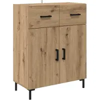vidaXL Highboard Artisan-Eiche 69,5 x 34 x 180 cm Holzwerkstoff