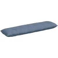 vidaXL Rücken Kissen Blau 180 x 50 cm Cordstoff