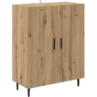 vidaXL Highboard 2 Stk. Artisan-Eiche 69,5 x 34 x 180 cm Holzwerkstoff