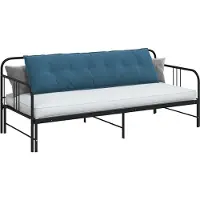 vidaXL Rückenkissen Blau 180 x 50 cm Cordstoff