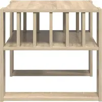 vidaXL Couchtisch Sonoma-Eiche 66 x 49,5 x 45 cm Holzwerkstoff