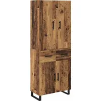 vidaXL Highboard 2 stk. Altholz 69,5 x 34 x 180 cm