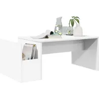 vidaXL Couchtisch Weiß 90 x 45 x 35 cm Holzwerkstoff