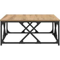 vidaXL Couchtisch Artisan-Eiche 70 x 70 x 30 cm Holzwerkstoff