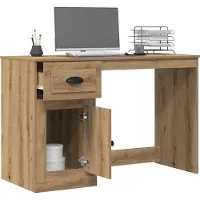 vidaXL Schreibtisch Artisan-Eiche Holzwerkstoff 50 x 115 x 75 cm