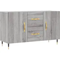 vidaXL Sideboard Grau Sonoma 100x36x60 cm Holzwerkstoff