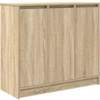 vidaXL Sideboard Sonoma-Eiche 85x34x76 cm Holzwerkstoff