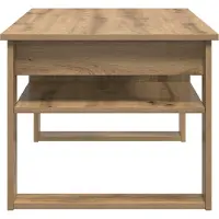 vidaXL Couchtisch Artisan-Eiche 96 x 54 x 44 cm Holzwerkstoff