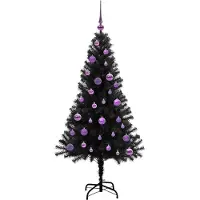 vidaXL Mads (mit 150 LEDs und lilafarbenen Bällen)