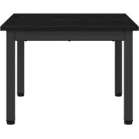 vidaXL Couchtisch Schwarz Eichen-Optik 50 x 50 x 36 cm Holzwerkstoff
