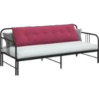 vidaXL Rückenkissen Weinrot 180 x 50 cm Cordstoff