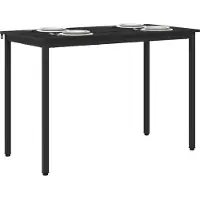 vidaXL Esstische 110 x 55 x 75 cm METALL Rechtwinklig