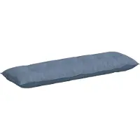 vidaXL Rücken Kissen Blau 160 x 50 cm Cordstoff