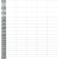 vidaXL Wildzaun Feuerverzinkt 1000 x 160 x 0.18 cm Eisen
