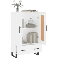 vidaXL Highboard Weiß 69,5x31x115 cm Holzwerkstoff