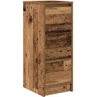 vidaXL Sideboard Altholz-Optik 29,5x34x76 cm Holzwerkstoff