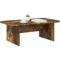 vidaXL Couchtisch Räuchereiche 93 x 53 x 33 cm Holzwerkstoff