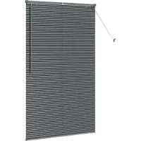 vidaXL Venezianische Jalousien Dunkelgrau 175 x 100 cm Aluminium