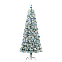 vidaXL Selma (mit LEDs und blauen Kugeln)