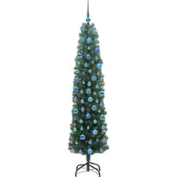 vidaXL Fritz (mit 300 LEDs und 120 blauen Kugeln)
