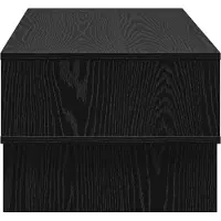 vidaXL Couchtisch Schwarz Eichen-Optik 100 x 46 x 35 cm Holzwerkstoff