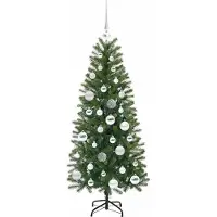 vidaXL Kim (mit LEDs und Silberkugeln)