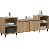 vidaXL TV-Schränk 160 x 35 x 55 cm Artisan-Eiche Holzwerkstoff