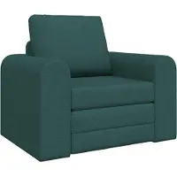 vidaXL Schlafsofa Dunkelgrün 98 x 71 x 83 cm Stoff