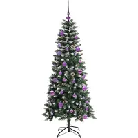vidaXL Rune (mit LEDs und lilafarbenen Bällen)