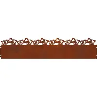 vidaXL Rasenkanten 30 Stk. 103 x 0,05 x 22 cm Wetterfeststahl Rostig