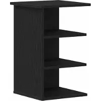 vidaXL Seitenschrank Schwarz Eichen-Optik 35 x 35 x 55 cm