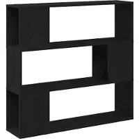 vidaXL TV-Schrankset Schwarz Eichen-Optik 100 x 24 x 94 cm