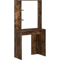 vidaXL Schreibtisch Geräucherte Eiche Holzwerkstoff