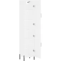 vidaXL Highboard Weiß 34,5x34x180 cm Holzwerkstoff