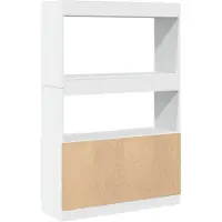 vidaXL Highboard Weiß 92x33x140 cm Holzwerkstoff