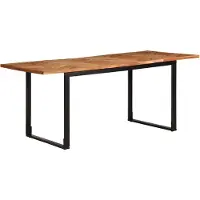 vidaXL Esstisch 180x90x75 cm Massivholz Akazie