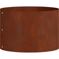 vidaXL Pflanzenring Rostig 30 x 30 x 20 cm Wetterfeststahl