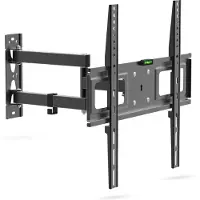HomeShopXL Neigbare TV-Wandhalterung VESA 400x400 mm für 32-55"-Bildschirme - schwarz, max. 35 kg [39696]