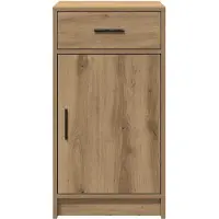 vidaXL Sideboard Artisan-Eiche 40 x 40,5 x 75 cm Holzwerkstoff